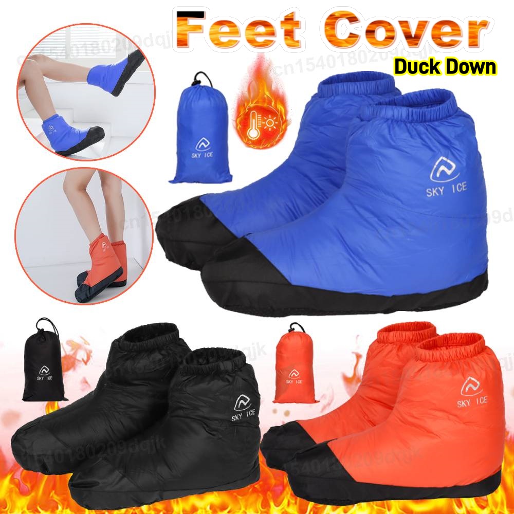 Ultralight Sleeping Bag - Ultralichte donslaarzen Eendendons Schoenen Cover Outdoor