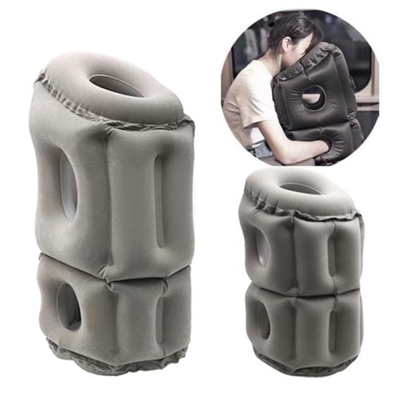 Camp Pillow Compressible - Ultralicht Opblaasbaar Kussen Samendrukbare Compacte Comfortabele