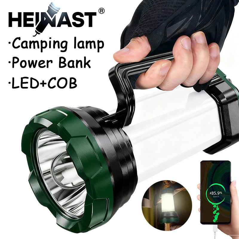 Outdoor Camping Lamp - Draagbare krachtige LED-zaklamp met COB-kampeerlamp USB