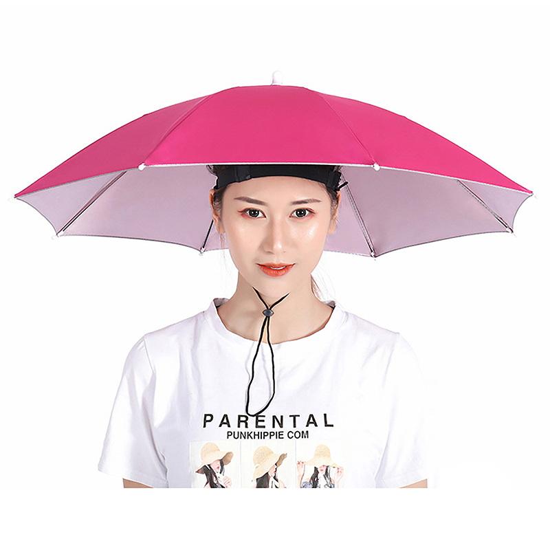 Outdoor Camping Umbrella - Draagbare visparapluhoed Anti-regen- en zonwering Outdoor