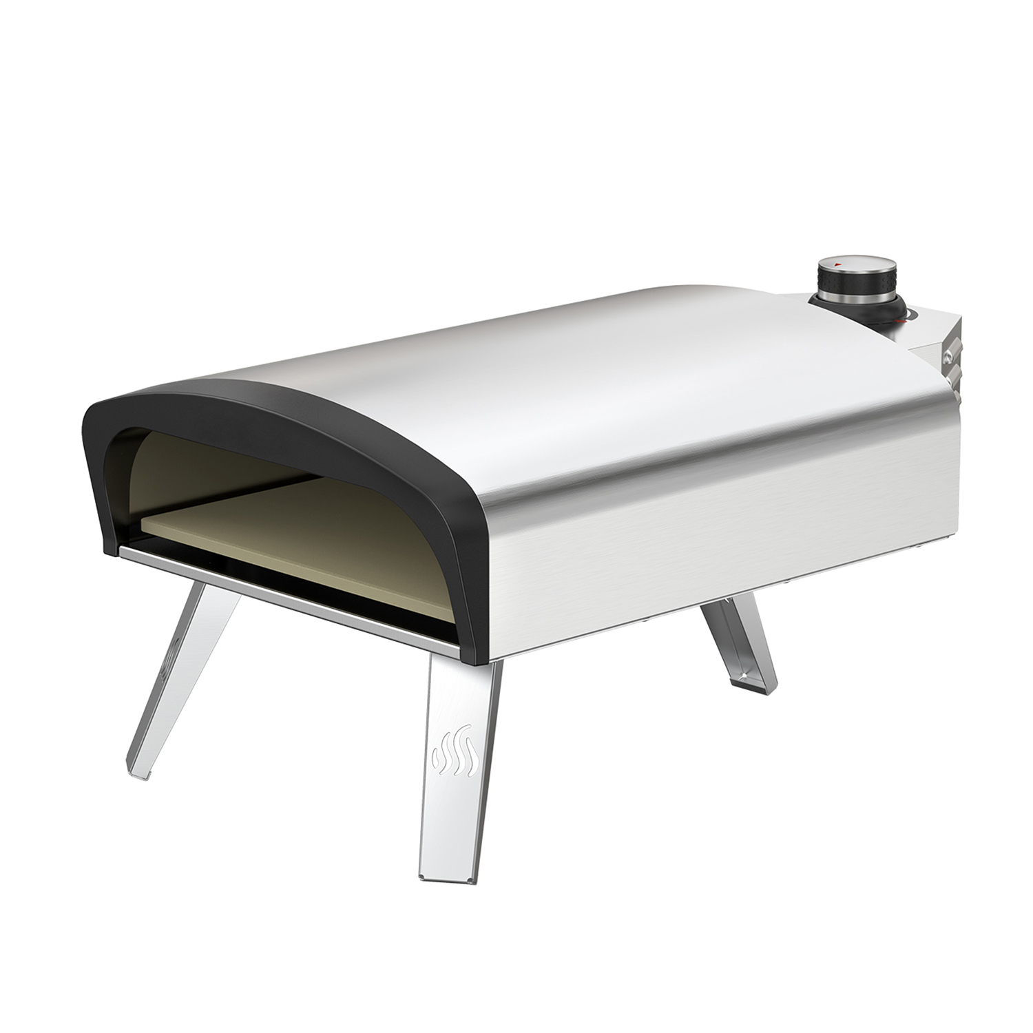 Outdoor Gas Camping Oven - Pizzaoven met stenen bakplaat, camping oven