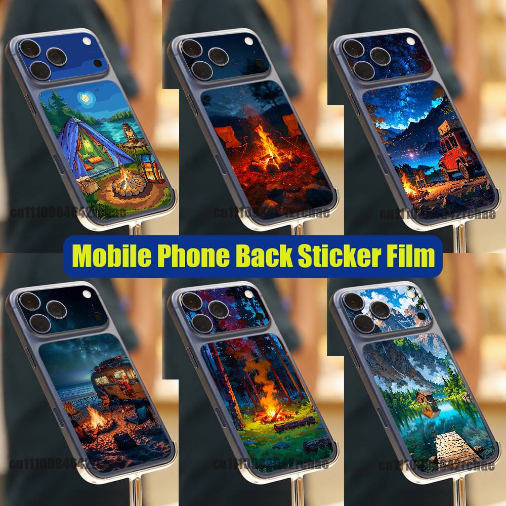 Outdoor Camping Wallpaper - Buiten kamperen kampvuur behang iPhone 17