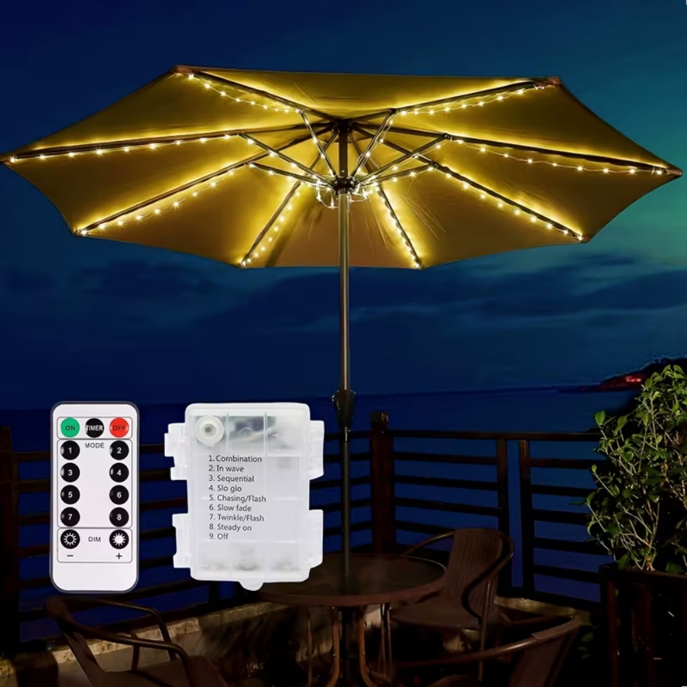 Outdoor Camping Umbrella - 1PC Outdoor Paraplu Licht Draadloos 104LED