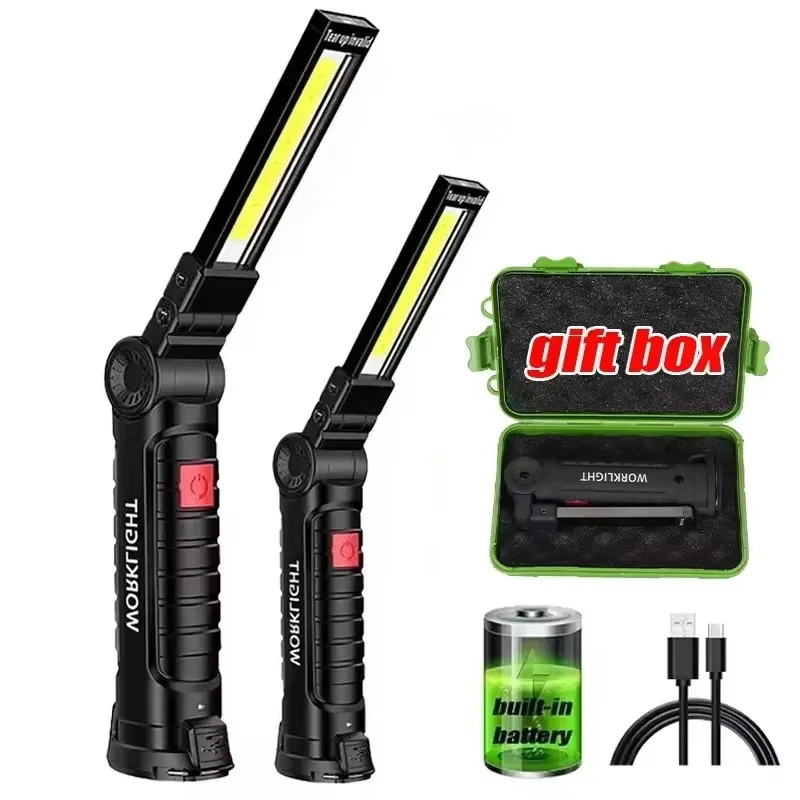 Outdoor Camping Lamp - Draagbare handzaklamp USB oplaadbare LED-werklamp 5