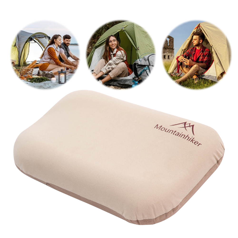 Camp Pillow Compressible - Ultralicht opblaasbaar kussen nekbescherming buiten slaapkussen