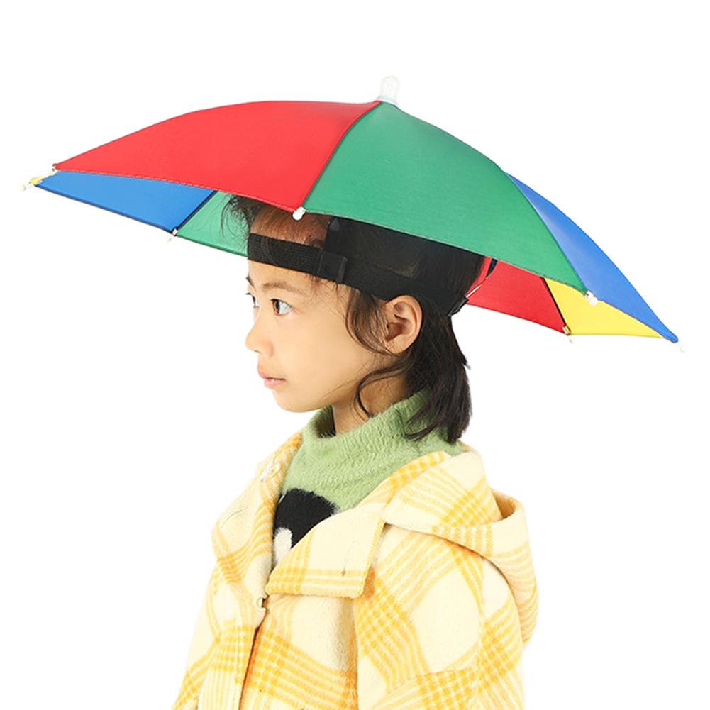 Outdoor Camping Umbrella - Paraplu Muts Voor Kinderen Kind Opvouwbare