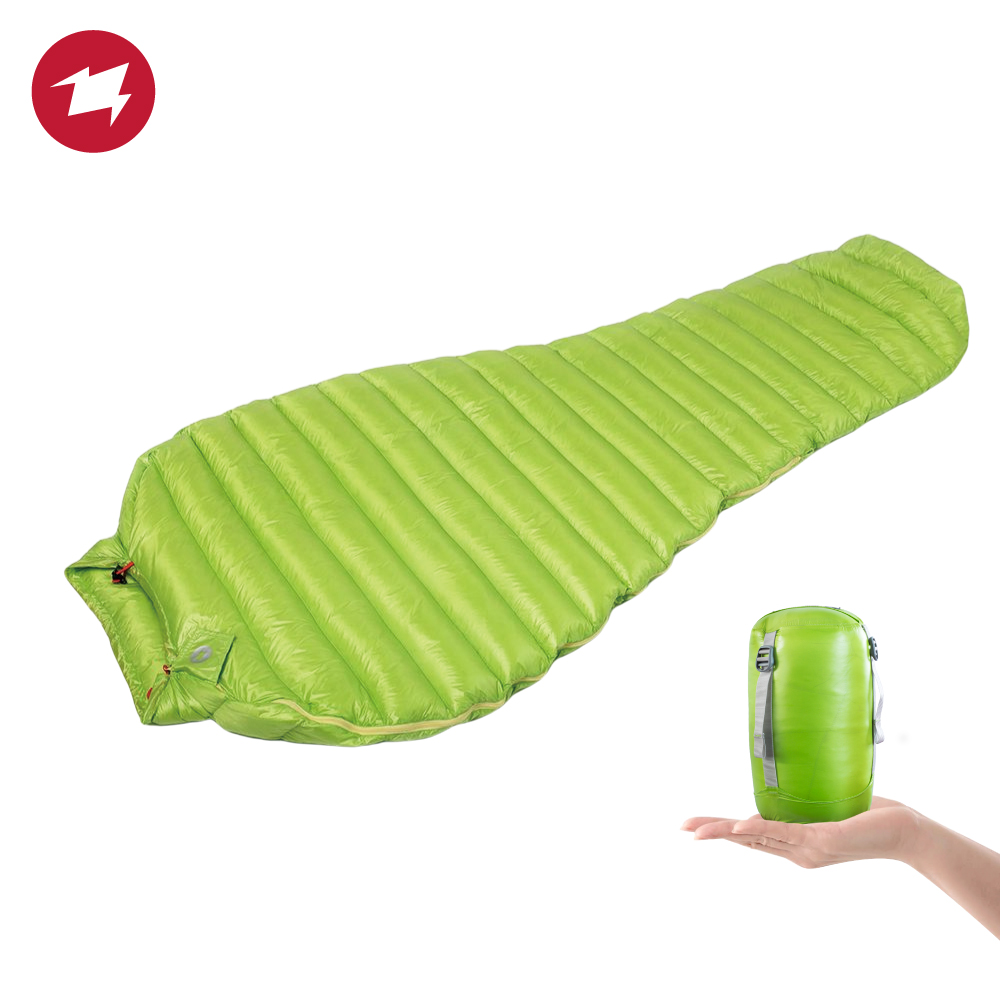 Ultralight Sleeping Bag - AEGISMAX MINI 800FP Ganzendonsslaapzak Ultralichte buitencamping