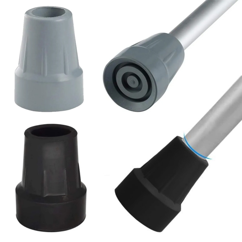 Trekking Poles - 1Pc Zwart/Grijs 19mm/22mm Wandelstok Voeten Rubberen