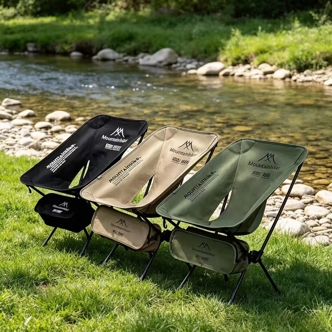 Outdoor Camping Hammock Chair - Opvouwbare ultralichte maanstoel Draagbare luie campingstoel