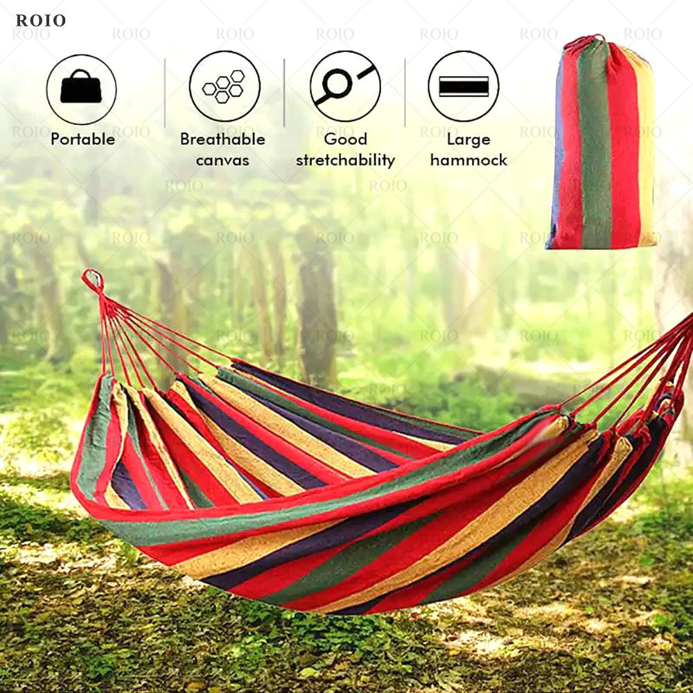 Outdoor Camping Hammock Chair - Campinghangmat Verdikte duurzame stof Canvas Enkele