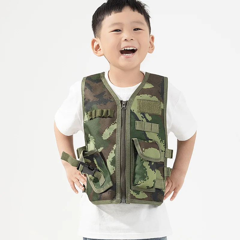 Outdoor Camping Activities For Kids - Tactisch vest voor kinderen Legerfans Outdoor