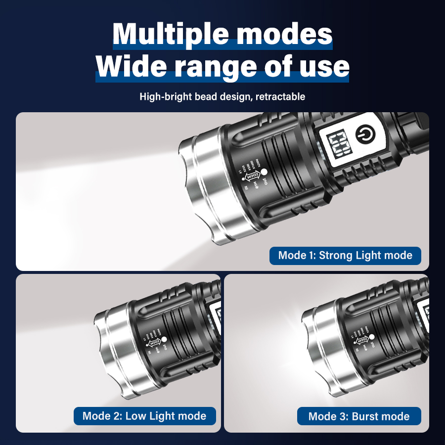 High Power 200000LM LED-zaklam - Outdoor Camping Lamp recensie en prijs