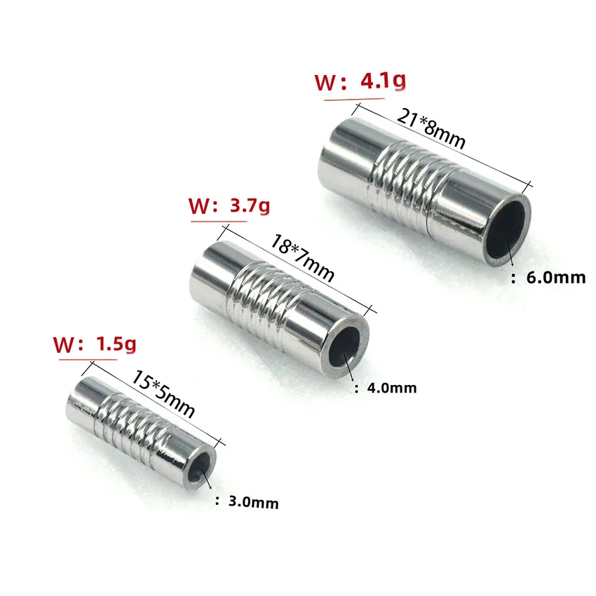5pcs Rvs 3mm 4mm 6mm Magnetisc - Paracord Bracelet recensie en prijs