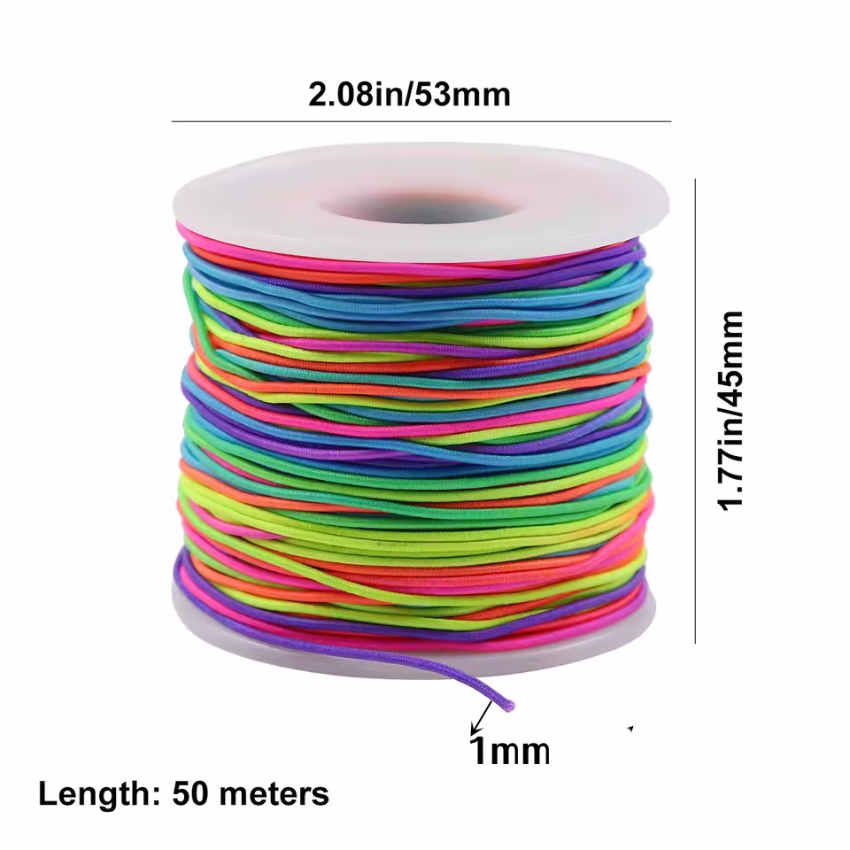 Regenboog elastisch kralenkoor - Paracord Bracelet recensie en prijs