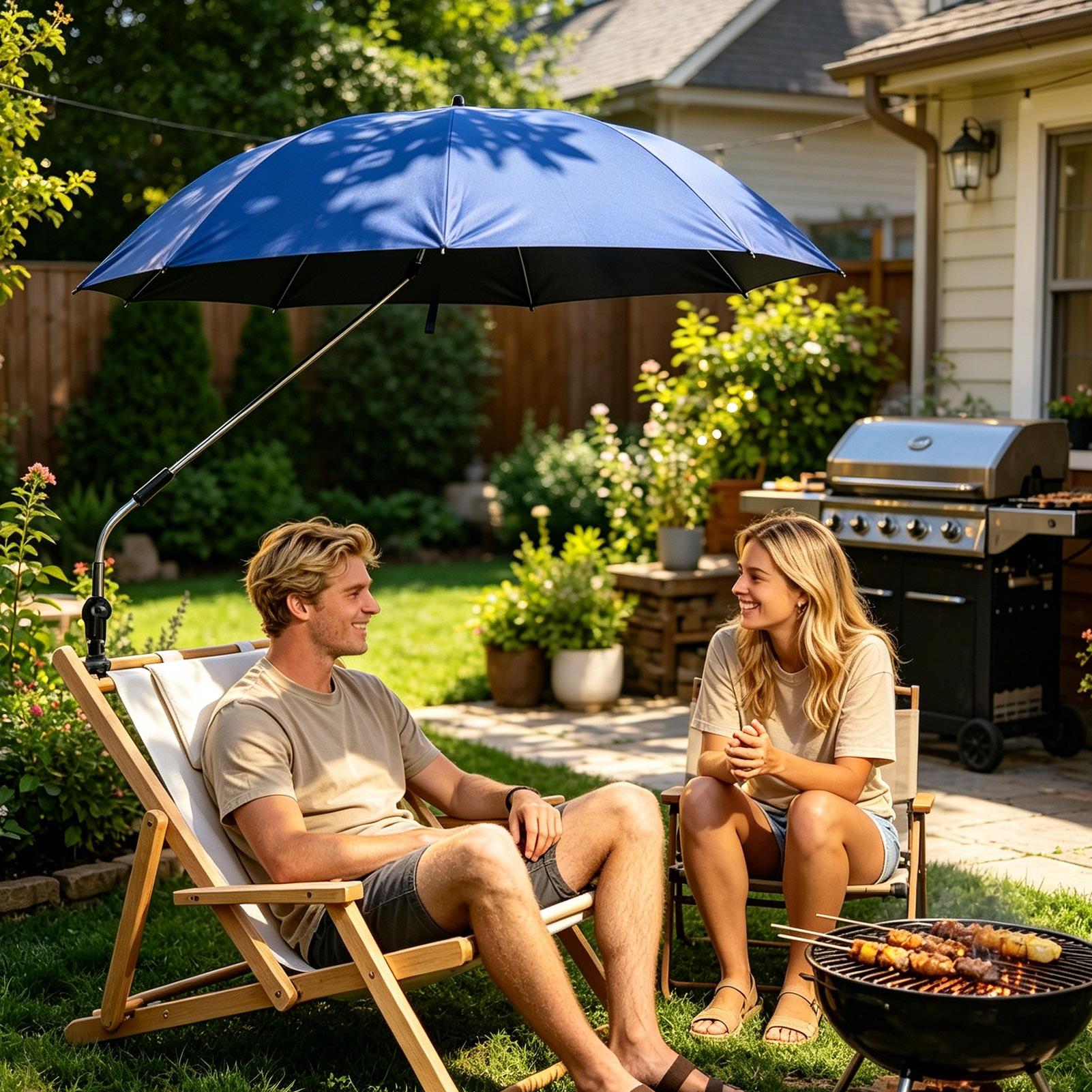 360 graden verstelbare strandp - Outdoor Camping Umbrella recensie en prijs