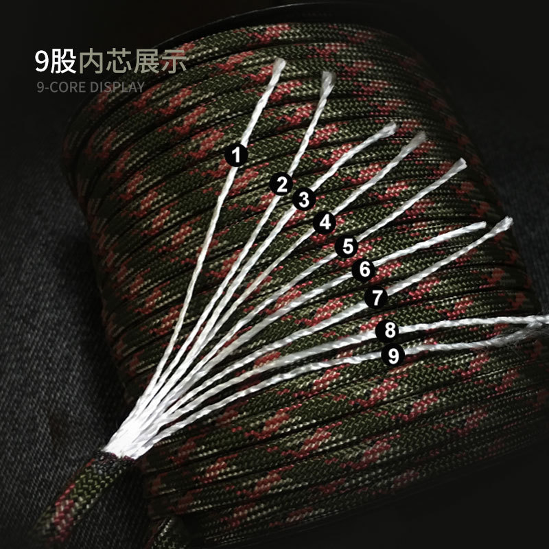 Nieuwe 100M 550 Militaire Stan - Outdoor Camping Umbrella recensie en prijs