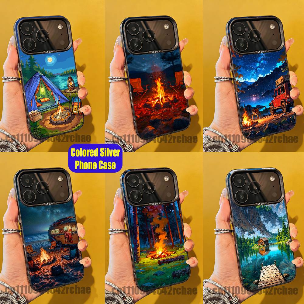Telefoonhoesje voor buiten kam - Outdoor Camping Wallpaper recensie en prijs