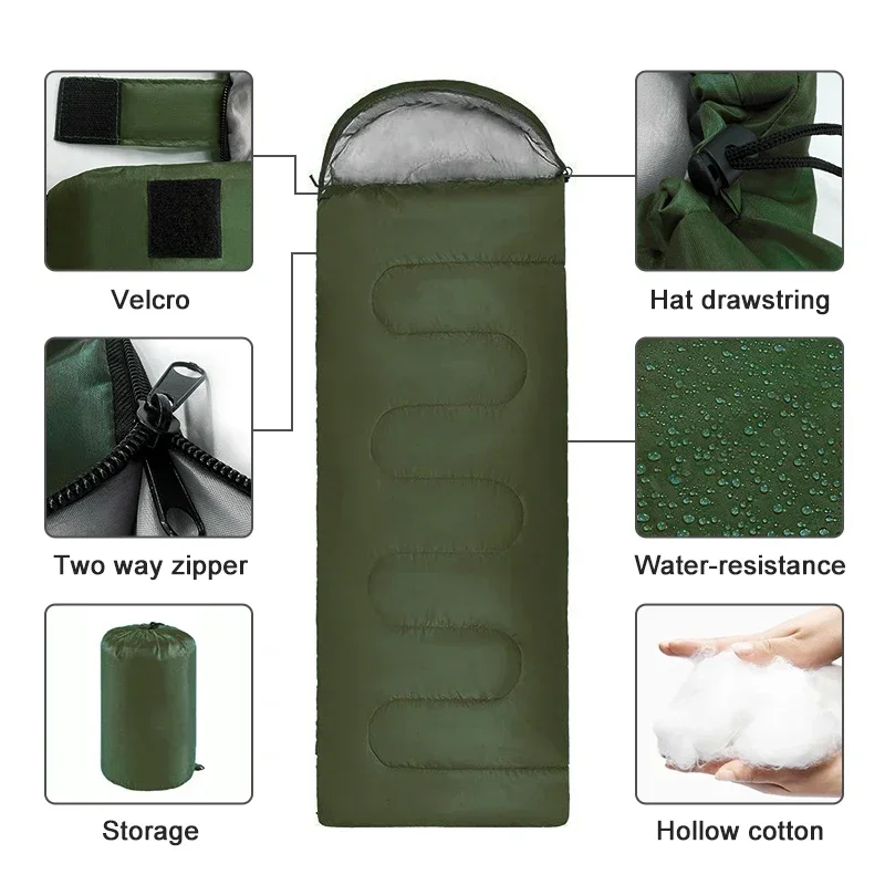 Waterdichte 4-seizoenen envelo - Ultralight Sleeping Bag recensie en prijs