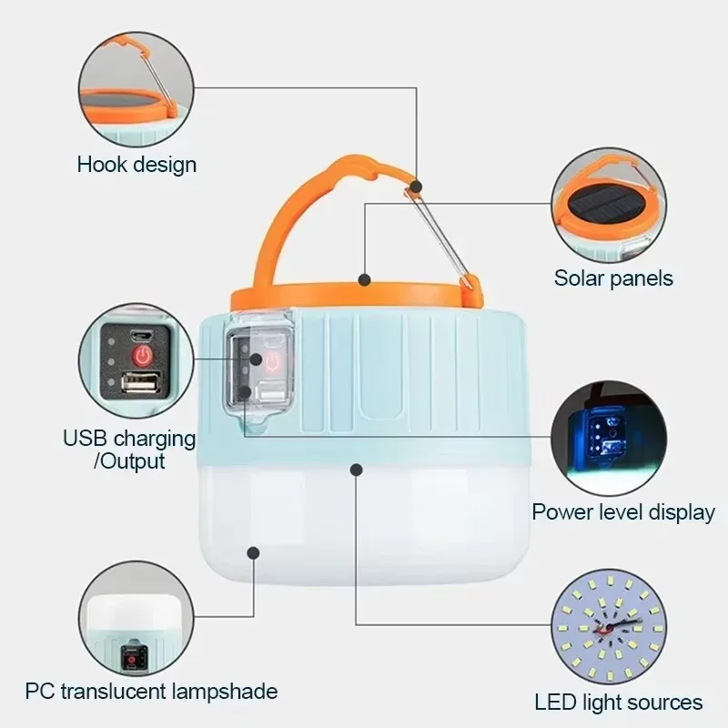 Campinglantaarn op zonne-energ - Outdoor Camping Lamp recensie en prijs