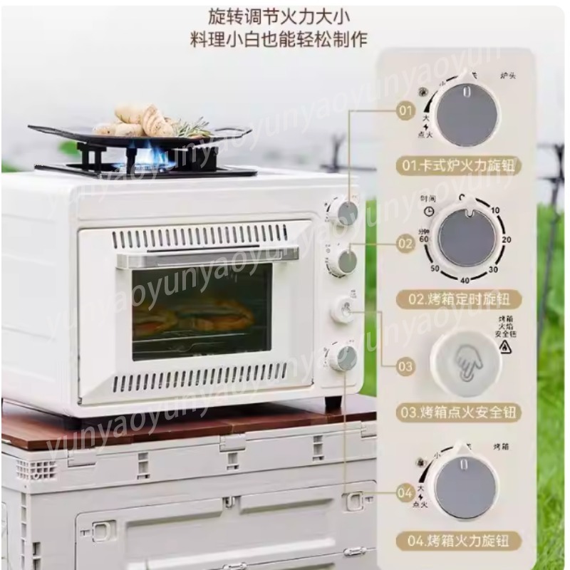 2-laags draagbare campingoven, - Outdoor Gas Camping Oven recensie en prijs