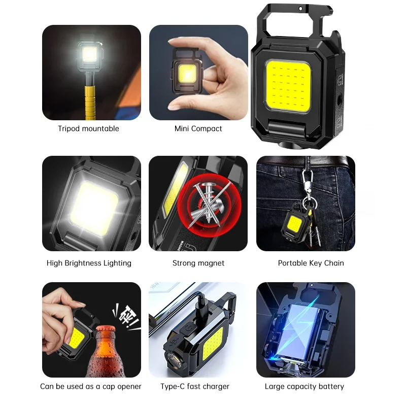 Mini-zaklamp sleutelhangerlich - Outdoor Camping Lamp recensie en prijs