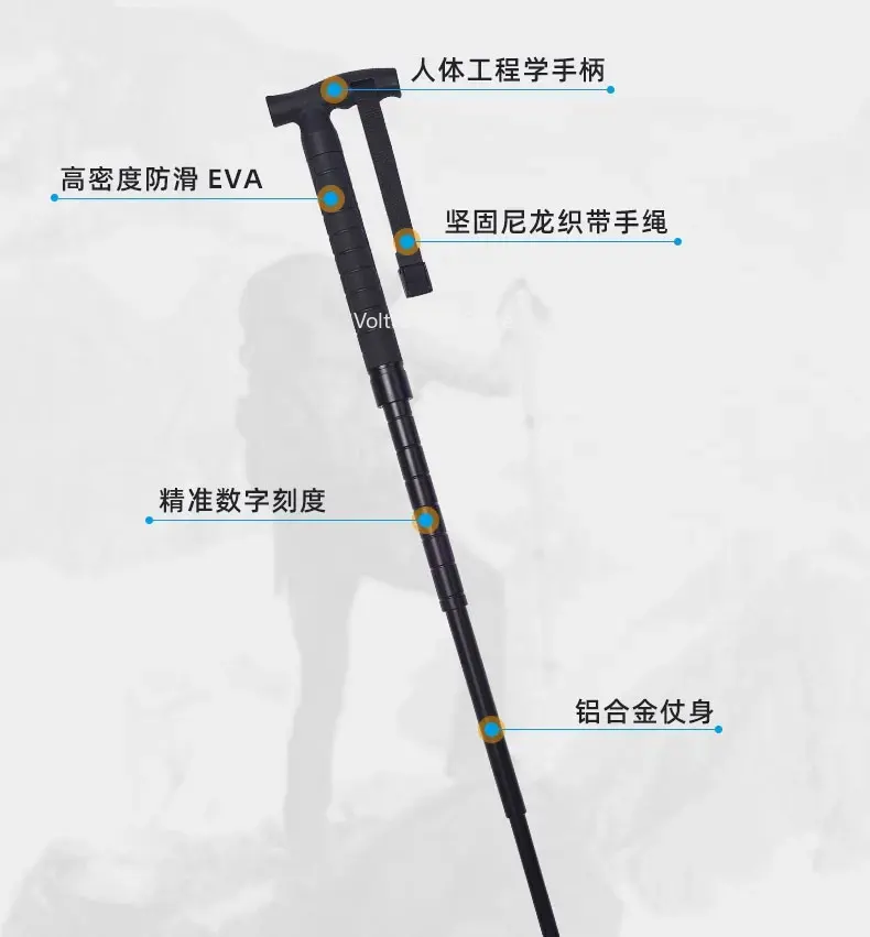 Geïntegreerde intrekbare trekk - Trekking Poles recensie en prijs