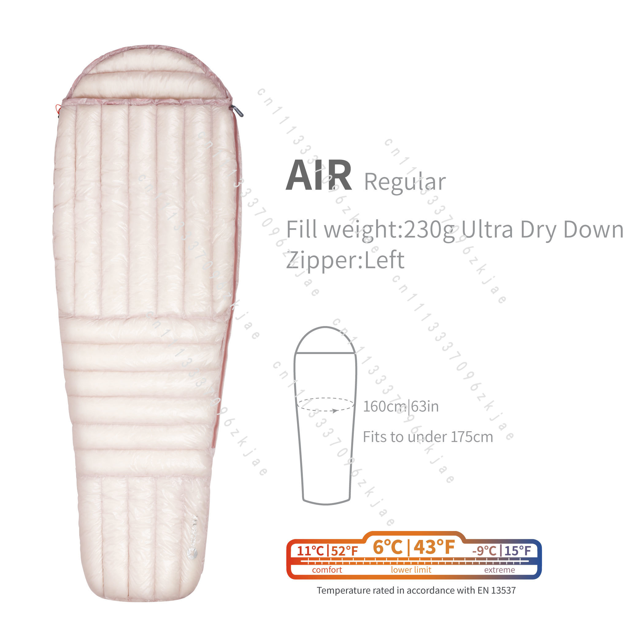 AIR 10D 800FP Ultra Dry Down S - Ultralight Sleeping Bag recensie en prijs
