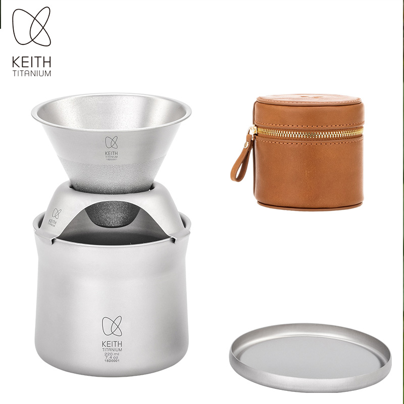KEITH Titanium Hand Drip Koffi - Outdoor Camping Wallpaper recensie en prijs