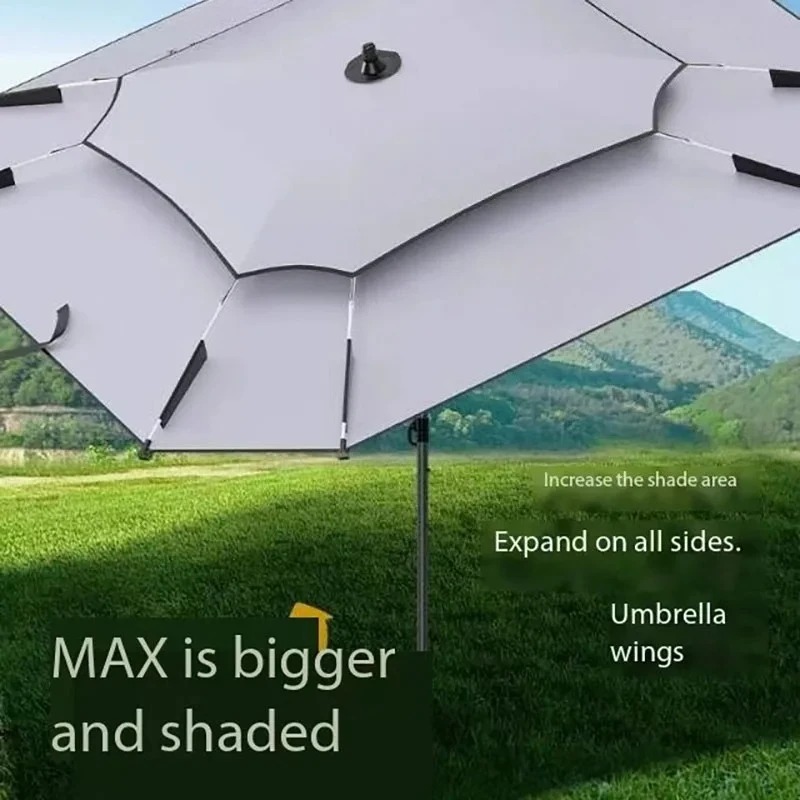 Draagbare vierkante visparaplu - Outdoor Camping Umbrella recensie en prijs