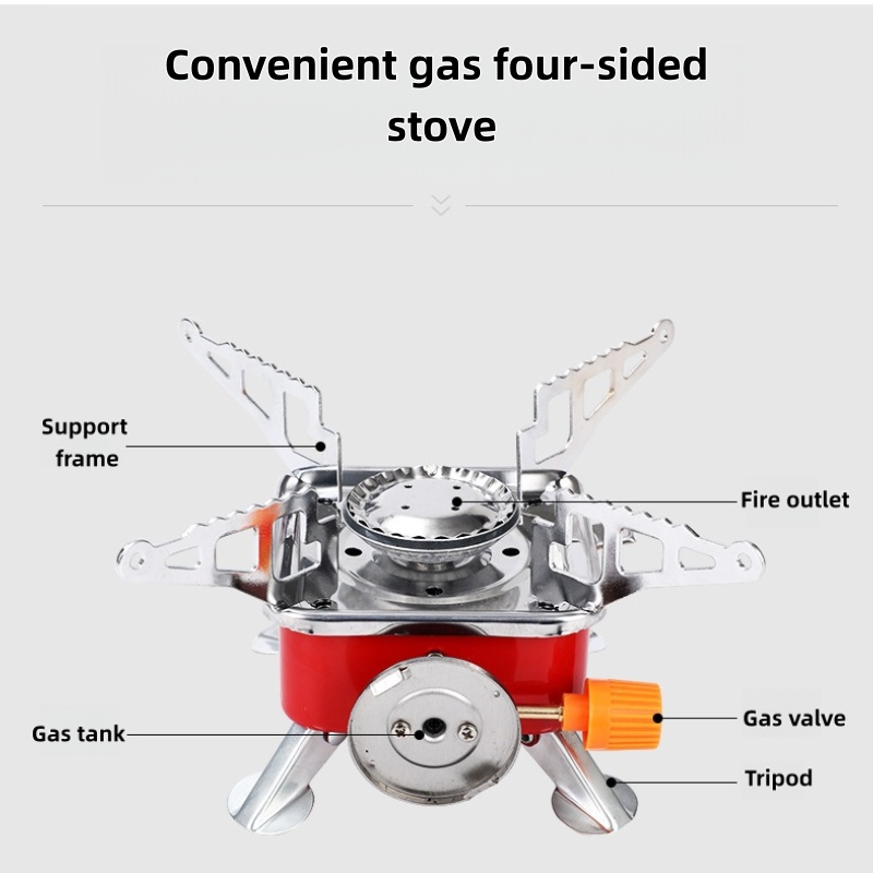 Outdoor Mini Vierkante Kachel  - Outdoor Gas Camping Oven recensie en prijs