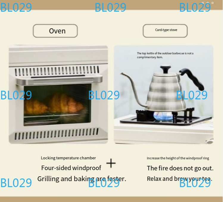Draagbare kleine bakoven, huis - Outdoor Gas Camping Oven recensie en prijs