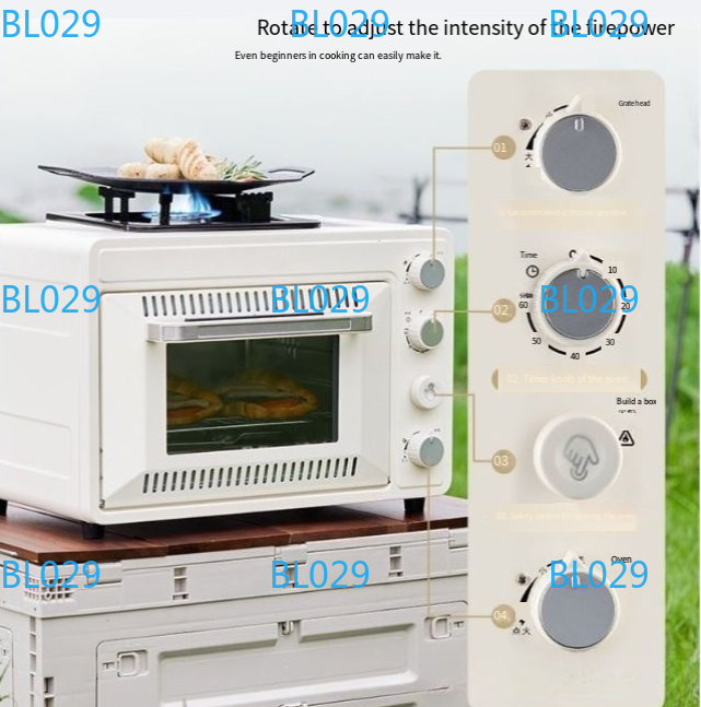 Draagbare kleine bakoven, huis - Outdoor Gas Camping Oven recensie en prijs