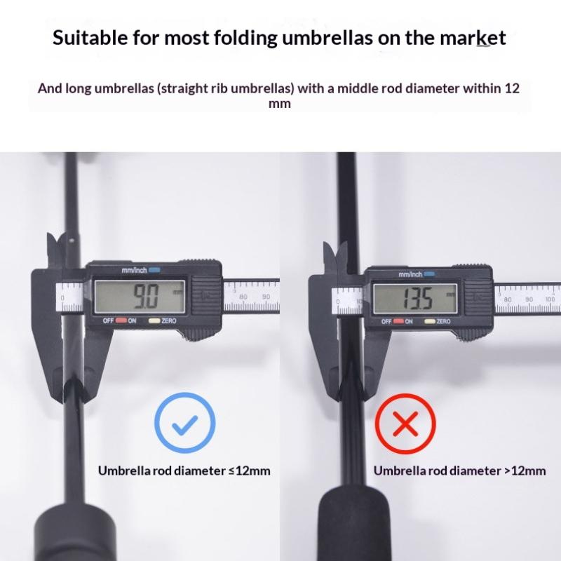 1Set polyester plastic paraplu - Outdoor Camping Umbrella recensie en prijs