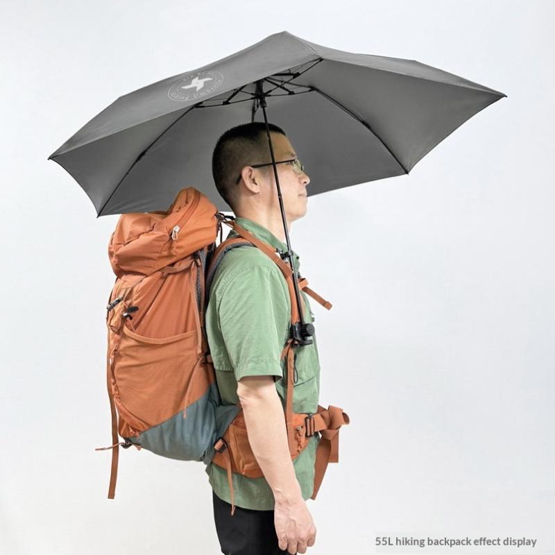 1Set polyester plastic paraplu - Outdoor Camping Umbrella recensie en prijs