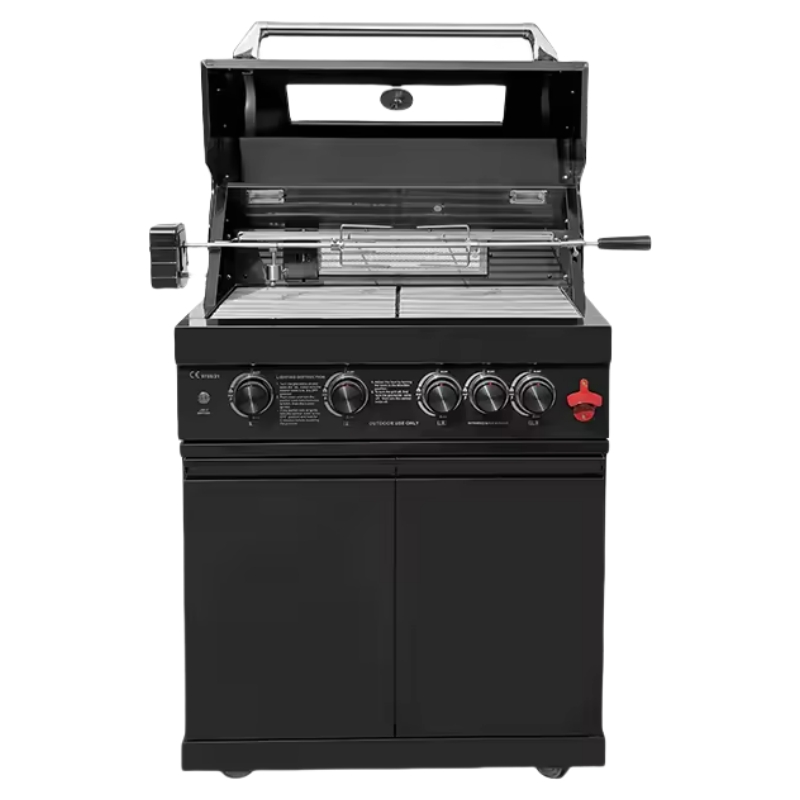 Buiten gas barbecue van zwart  - Outdoor Gas Camping Oven recensie en prijs