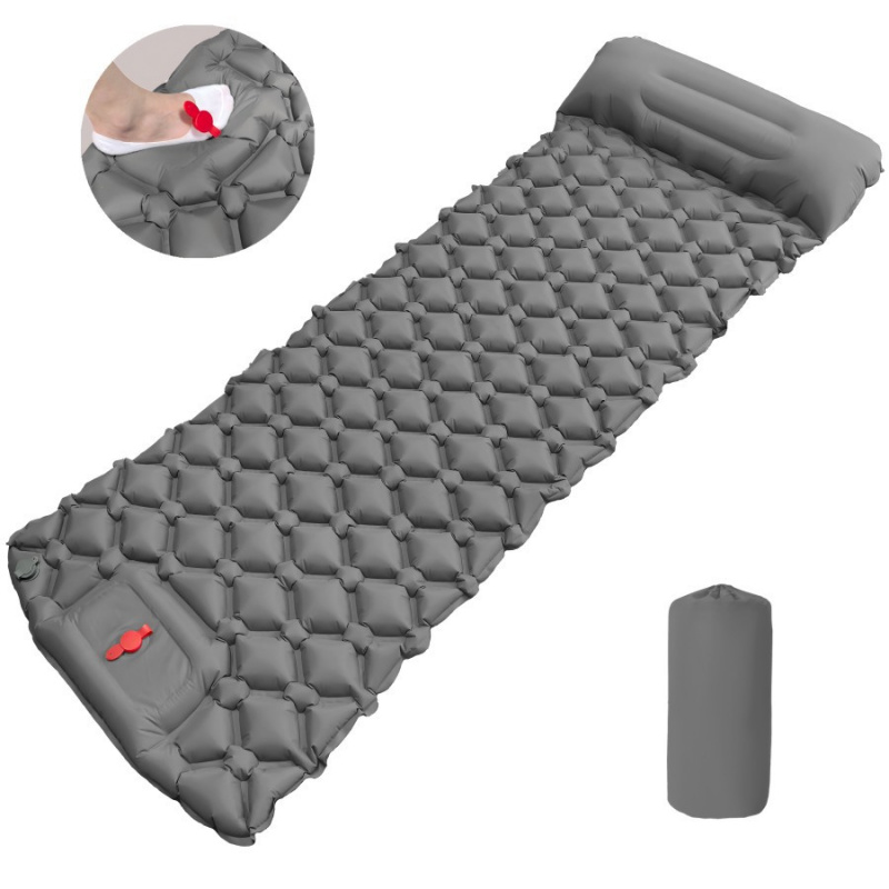 Opblaasbaar campingbed met kus - Camp Pillow Compressible recensie en prijs