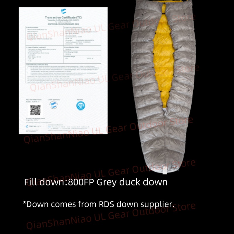 Ice Flame JI NXT 800FP Mummie  - Ultralight Sleeping Bag recensie en prijs