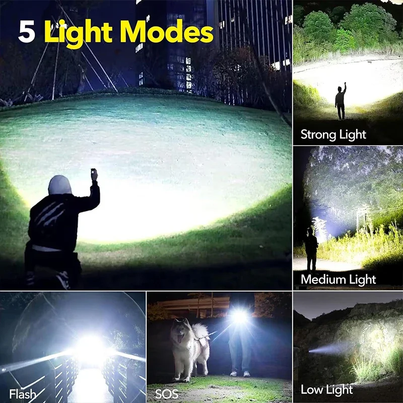Krachtige LED-zaklamp Oplaadba - Outdoor Camping Lamp recensie en prijs