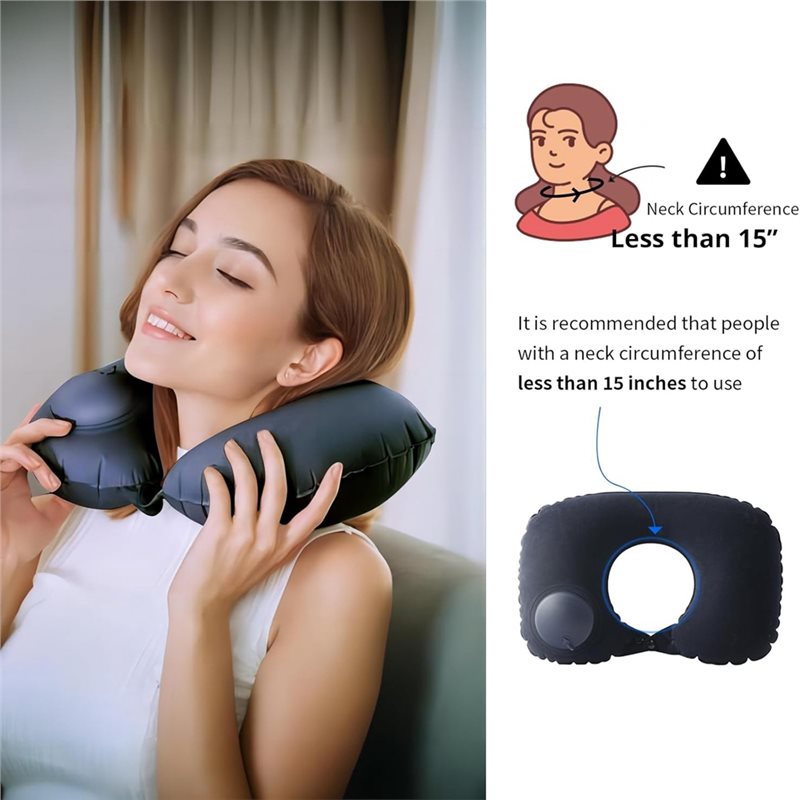 Opblaasbaar reiskussen Ultrali - Camp Pillow Compressible recensie en prijs