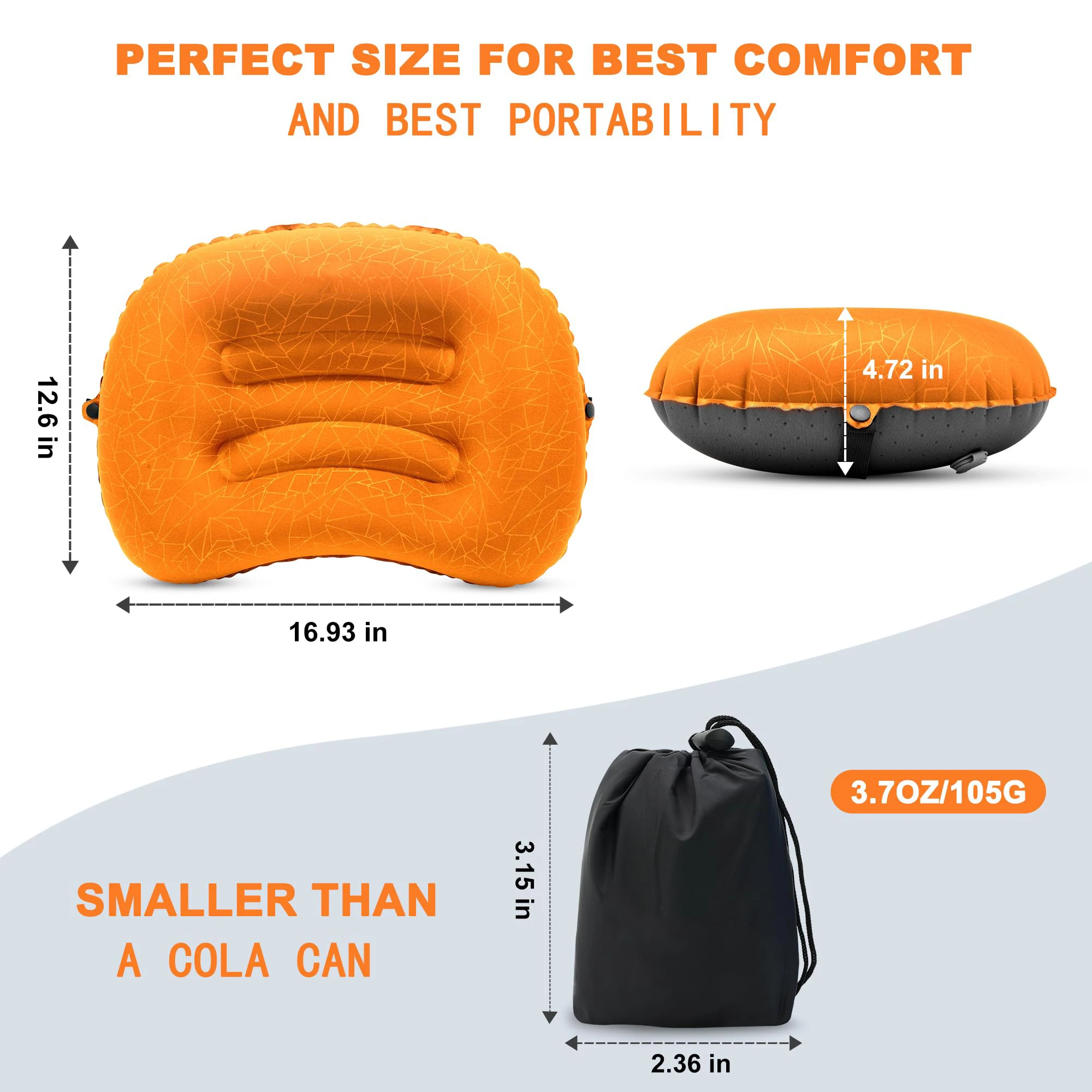 1PC Ultralicht opblaasbaar cam - Camp Pillow Compressible recensie en prijs